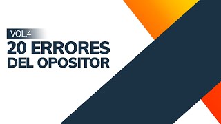 20 Errores del Opositor