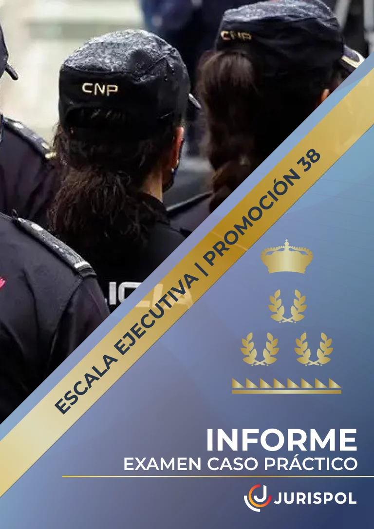 Portada del documento Informe examen de caso práctico promoción 38 escala ejecutiva