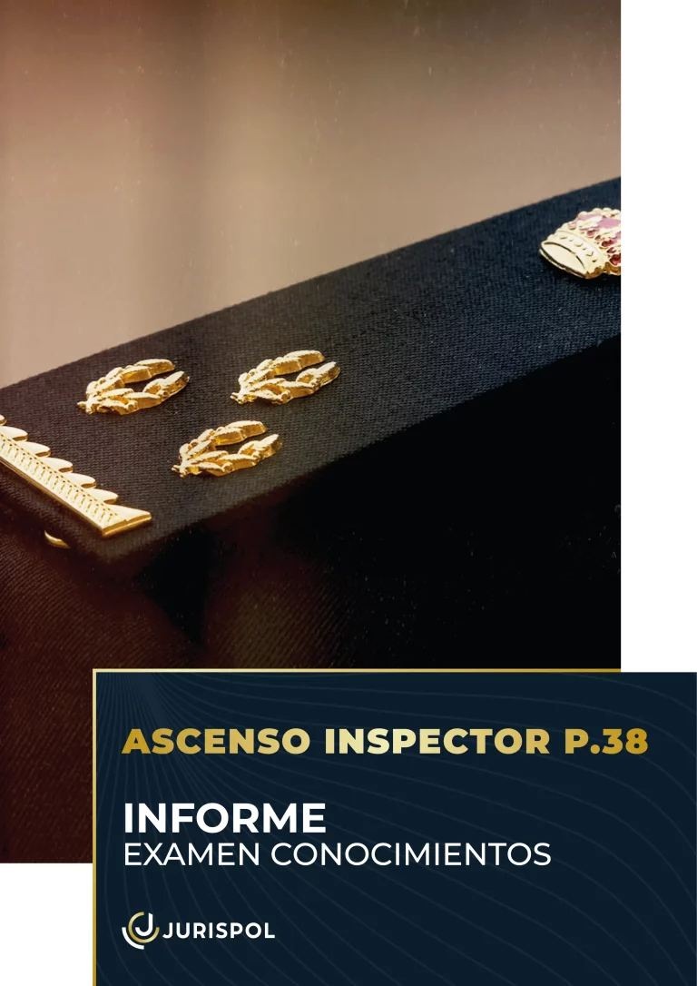 Informe examen de ascenso inspector promoción 38