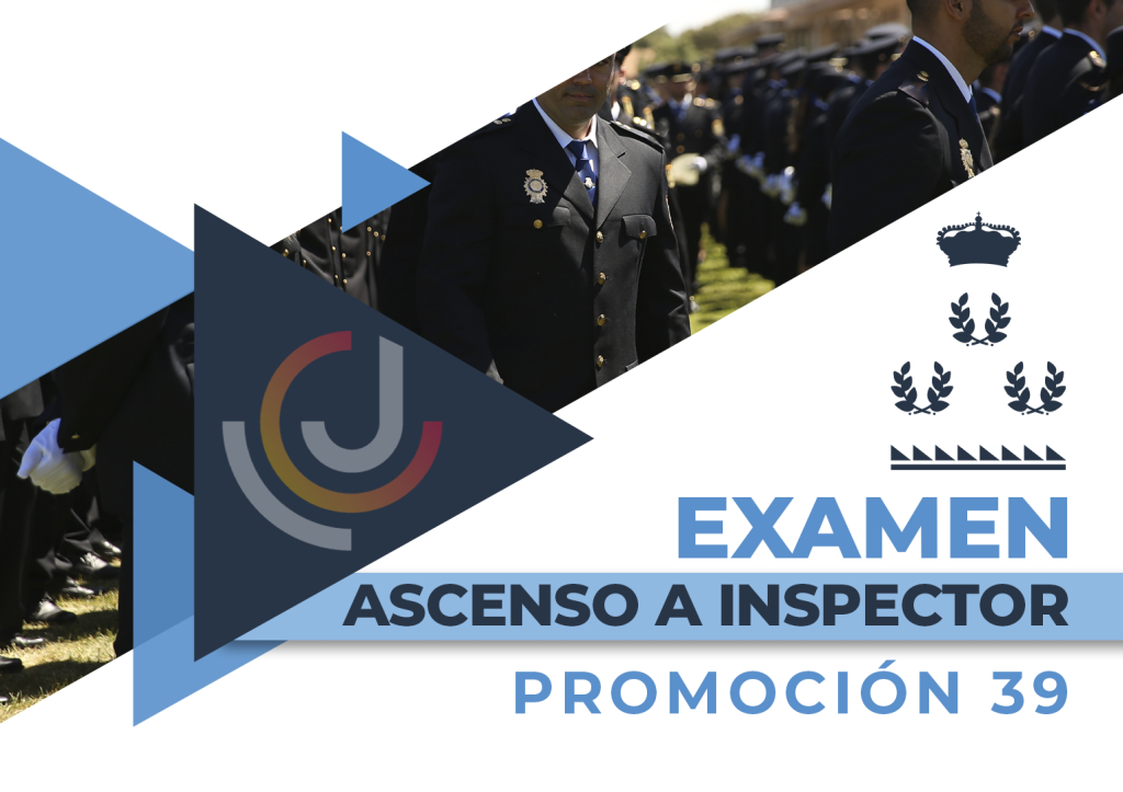 Portada noticia informativa sobre el ascenso a inspector promoción 39